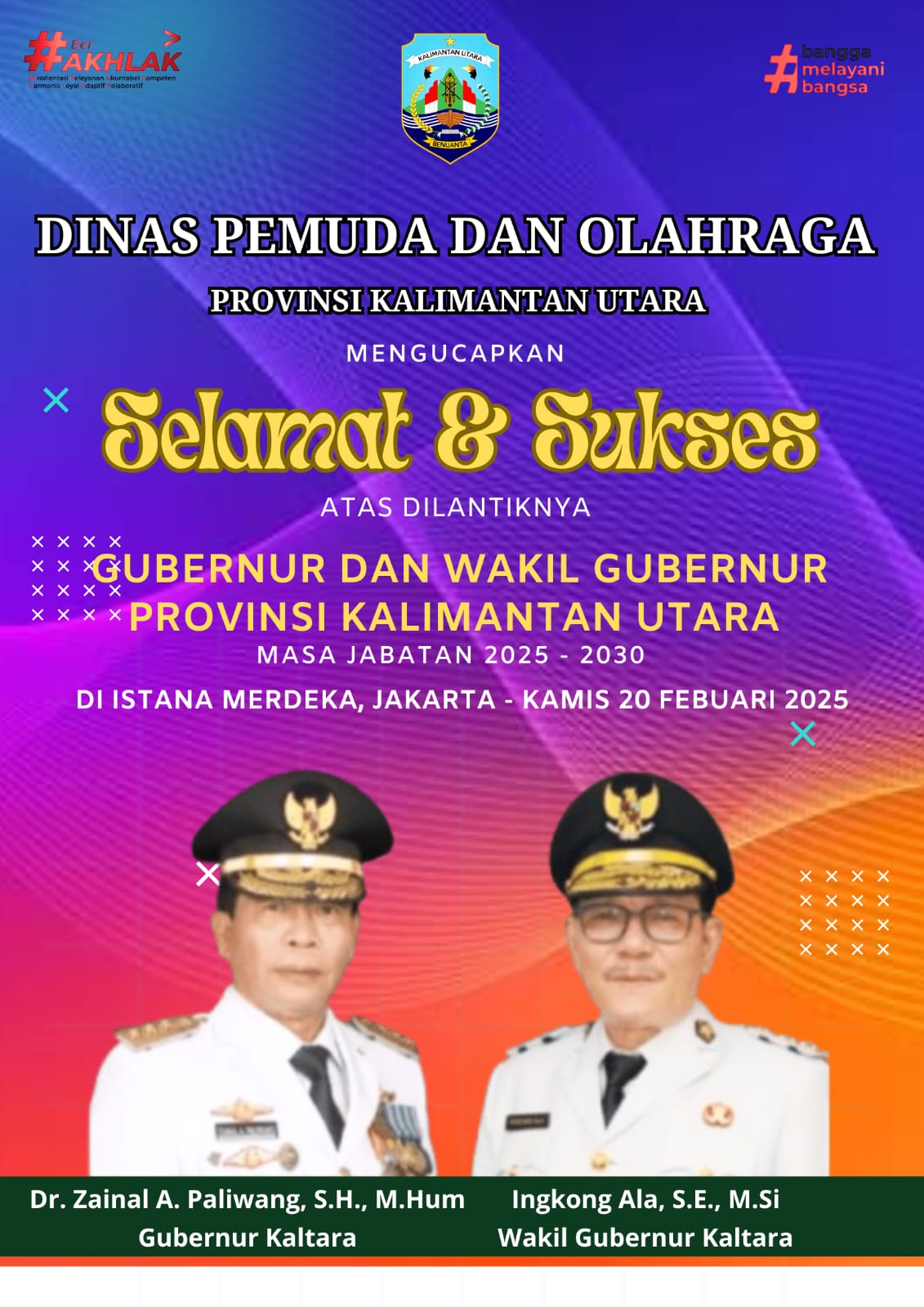 iklan ucapan pelantikan gub dan wagub kaltara bi times